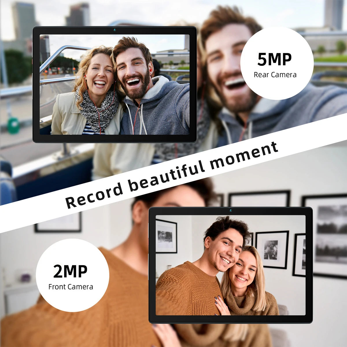 2025 NEW MB1001 Tablets 10.1" 1080P HD Display 2MP+5MP Camera 6GB RAM 64GB ROM 128GB Expandable 5000mAh Battery Android13 Pad PC