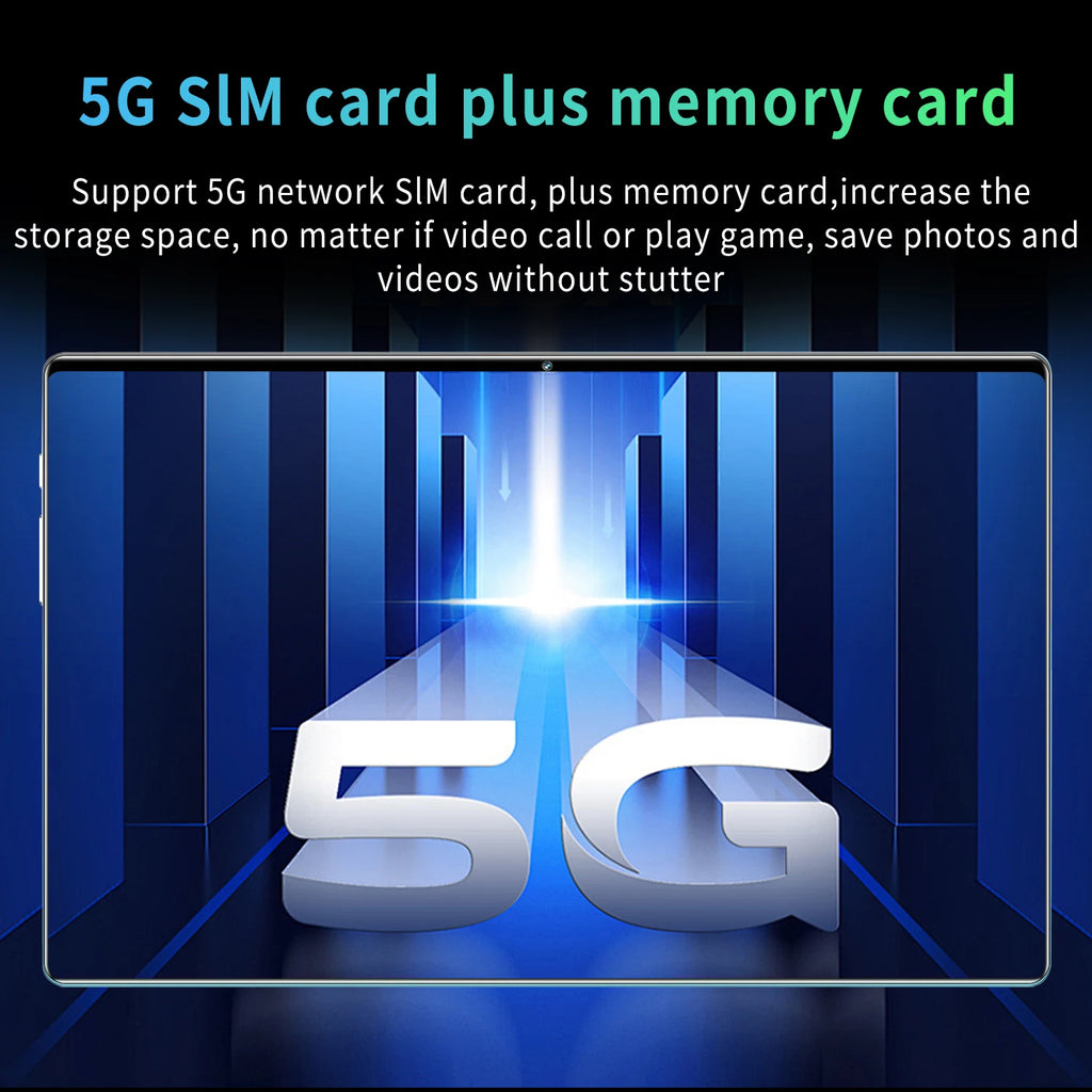 2025 New 5G Dual SIM Card Tablet Type-C Android 13.0  16GB RAM 1TB ROM  MTK6797 10.36-inch Tablet PC Dual Cameras  WiFi