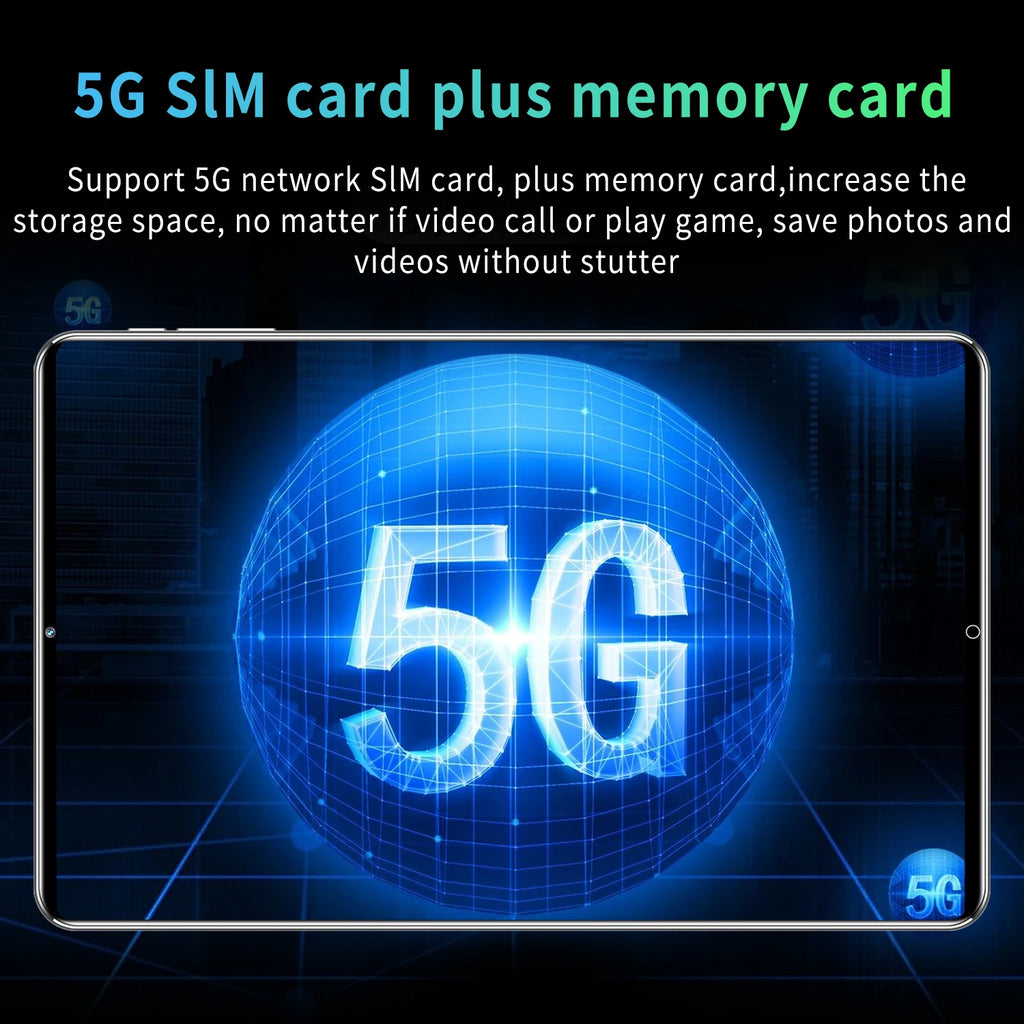 2025 New 5G Dual SIM Card Tablet Type-C Android 13.0  16GB RAM 1TB ROM  MTK6797 10.36-inch Tablet PC Dual Cameras  WiFi