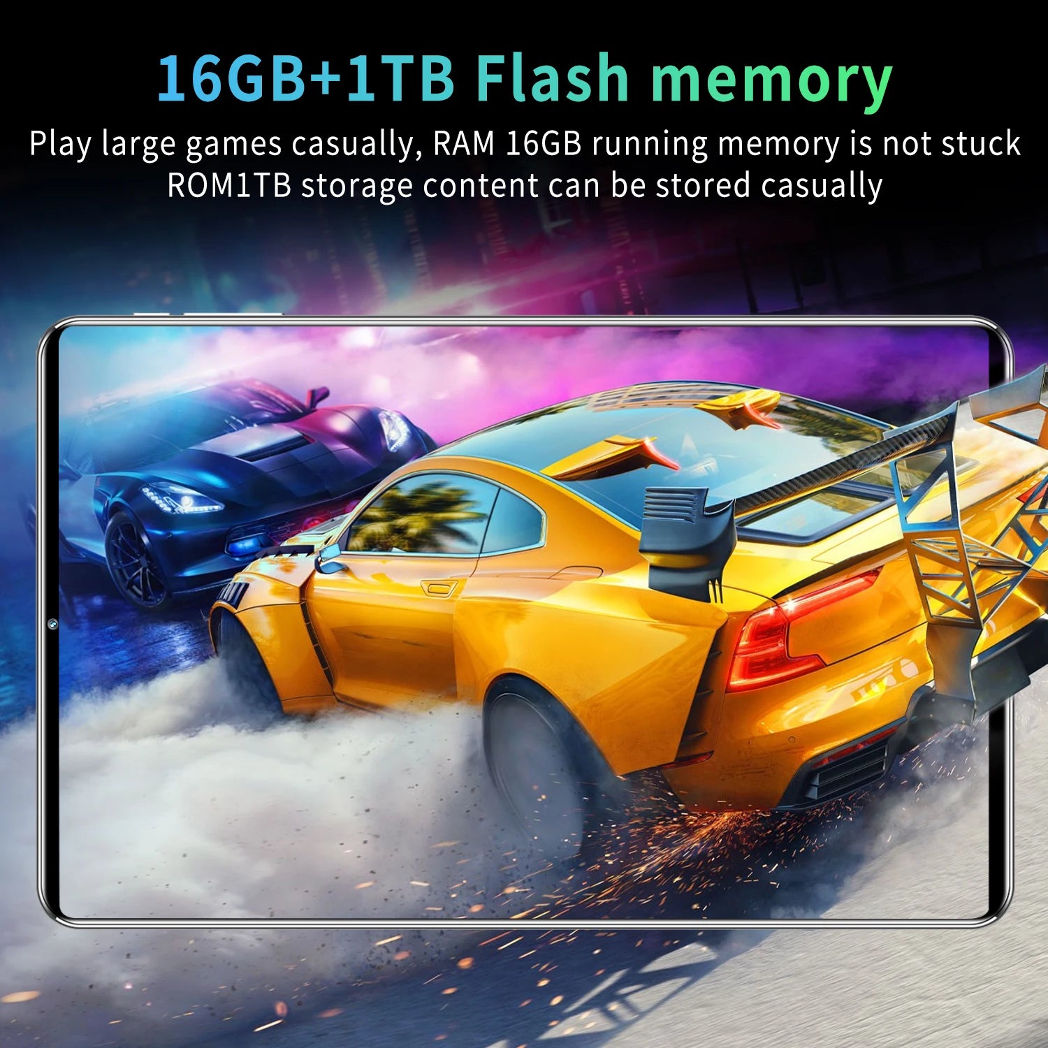 2025 New 5G Dual SIM Card Tablet Type-C Android 13.0  16GB RAM 1TB ROM  MTK6797 10.36-inch Tablet PC Dual Cameras  WiFi