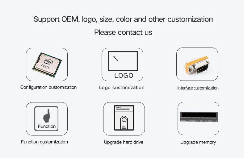 10" 12" 15 Inch Industrial Computer All In One PC Mini Tablet Panel With Resistive Touch Screen Intel Core i3 with Win 10 PRO