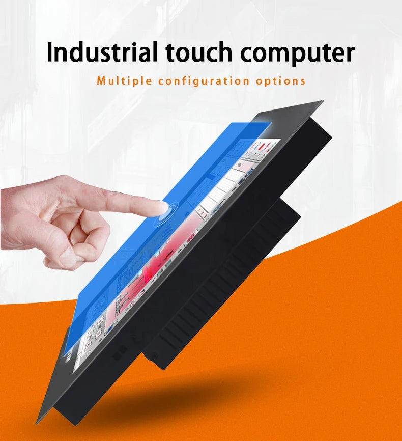 10" 12" 15 Inch Industrial Computer All In One PC Mini Tablet Panel With Resistive Touch Screen Intel Core i3 with Win 10 PRO