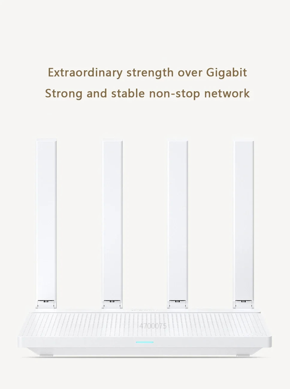 2024 NEW Original Xiaomi AX3000T Router 2.4GHz 5GHz 1.3GHz CPU 2X2 160MHz WAN LAN LED NFC Connection for Home Office Games Mi