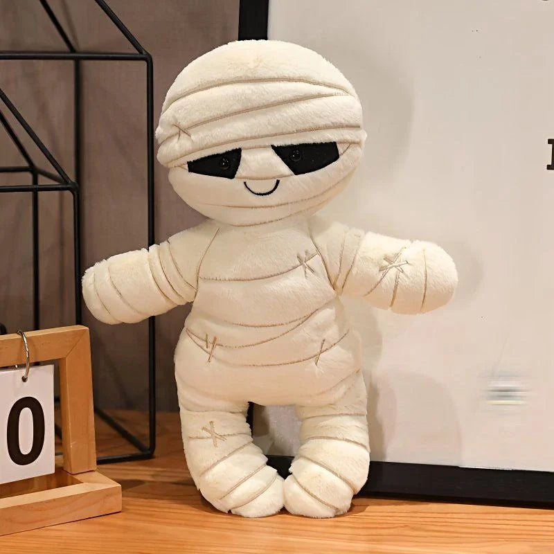 Cartoon Mummy Halloween Gift Plush Toy Kawaii Creative Devil Doll Giving Kids Birthday Holiday Gift