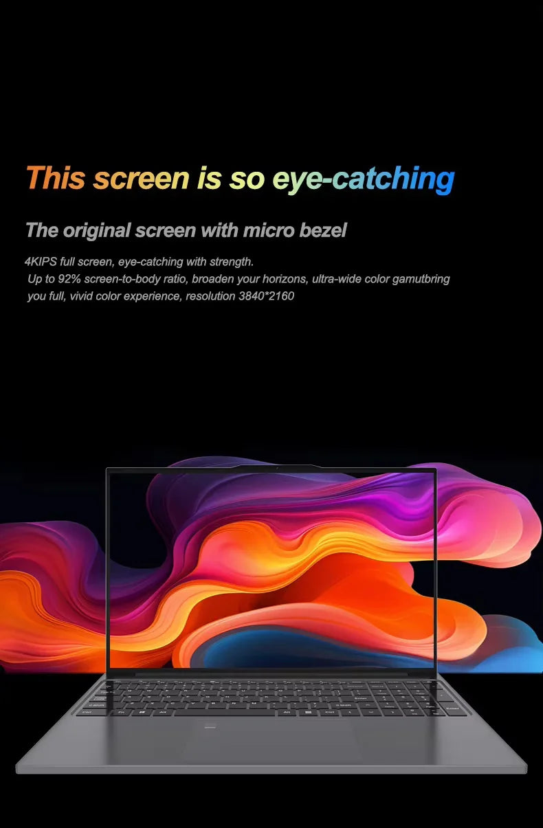 15.6 inch Windows 11 Pro Intel Core I7 6500U Laptop Computer 16GB DDR4 512GB 1TB SSD Portable Notebook PC Gamer Gaming Laptops