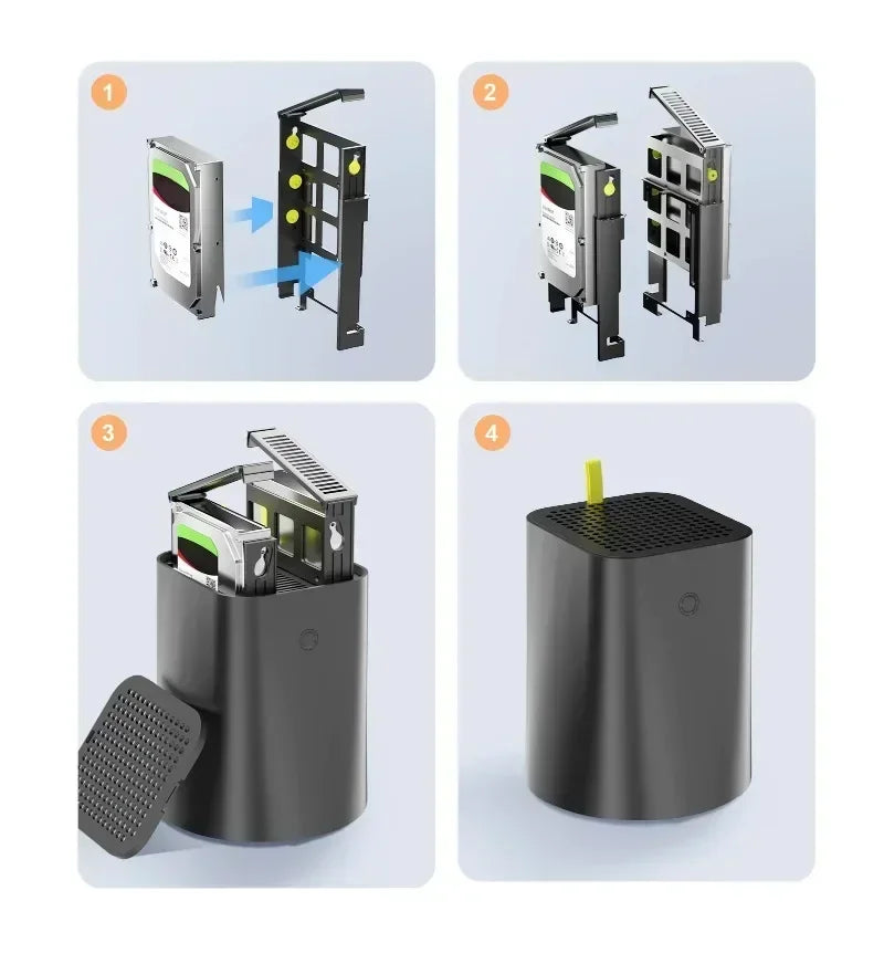 2-Bay NAS AMD Ryzen 7 5825U Mini PC Intel N150 2x i226-V 2x2.5G RJ45 Firewall  Server Network Storage Private Cloud Windows 11