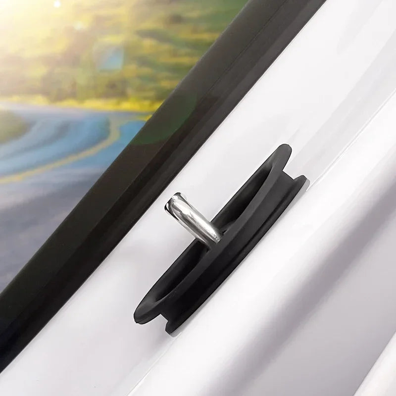 2/4Pcs Car Silicone Door Lock Cover Auto Emblem Accessories For Nissan Qashqai Nismo X-Trail T32 T31 J10 J11 Juke Altima Note