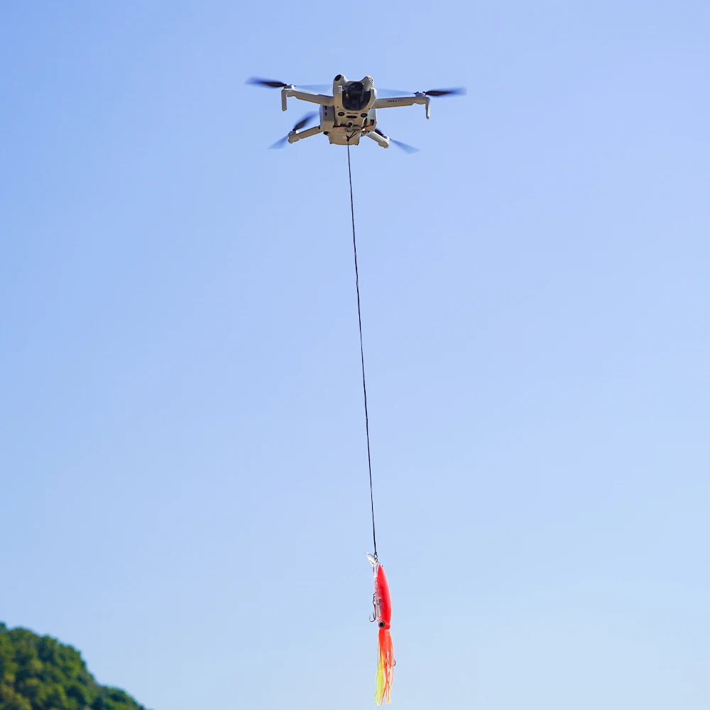 BRDRC Airdrop System for DJI Mini 4 Pro Drone Remote Thrower Casting Fish Bait/Giving Gifts/Emergency Rescue Drone Accessories