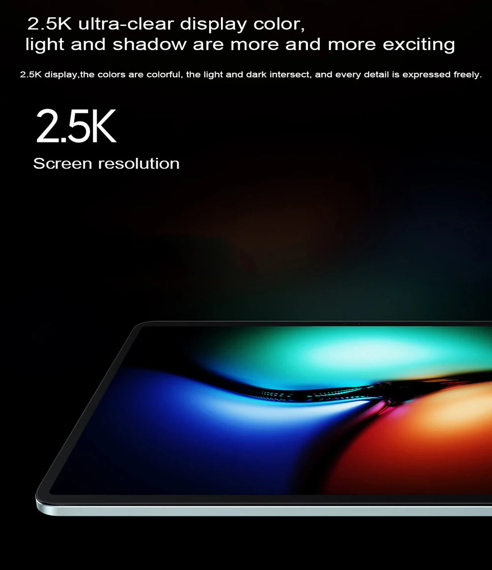 2025 NEW Original Pad 11 Pro Tablet 11.0 inch HD 2.5K Snapdrago 8gen2 Android 13 16GB+1T 10000mAh 5G Dual SIM WiFi GPS Tablet PC