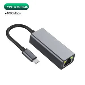 1000Mbps Ethernet Adapter USB 3.0 Type C to RJ45 Network USB Cable For MacBook PC Windows