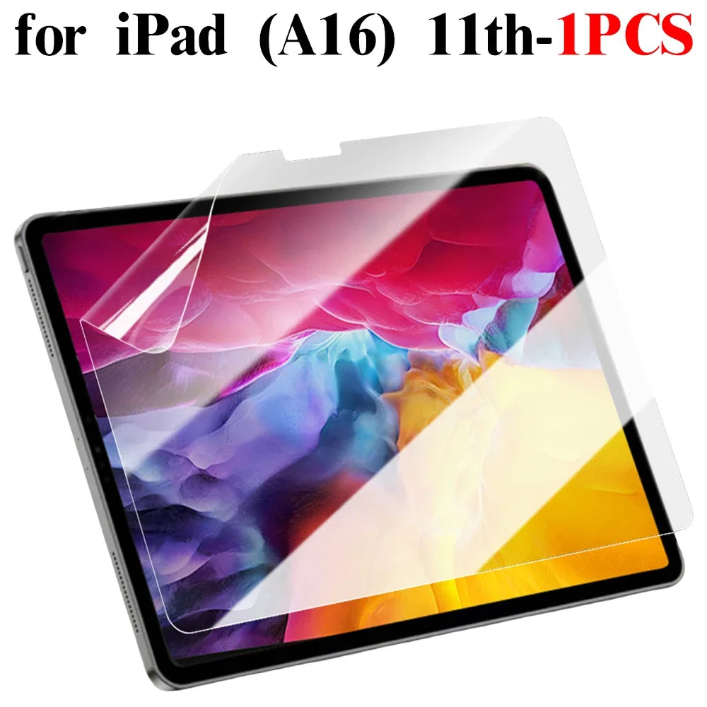 1-2Pcs for iPad Air6 11/13inch 2025 A16 Hydrogel Film Air 6th Anti-scratch Tablet Screen Protectors for iPad A16 2025 11inch
