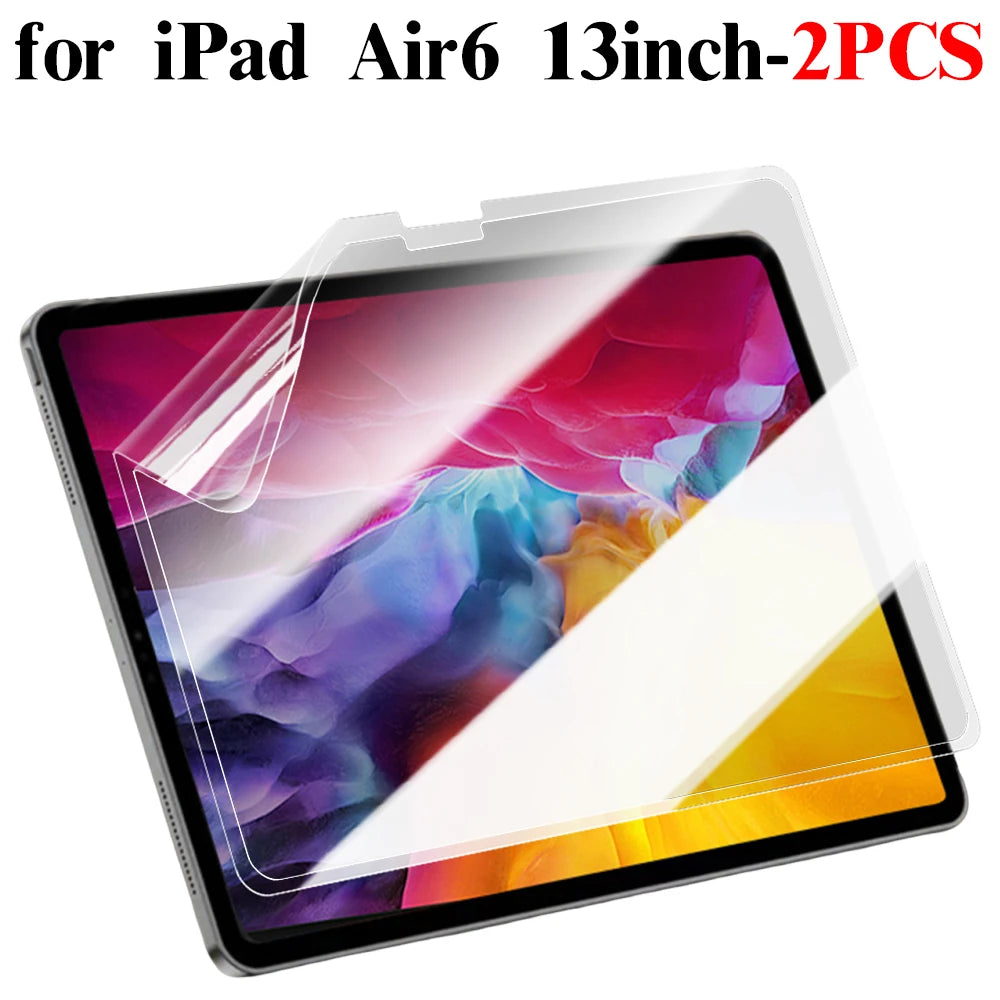 1-2Pcs for iPad Air6 11/13inch 2025 A16 Hydrogel Film Air 6th Anti-scratch Tablet Screen Protectors for iPad A16 2025 11inch