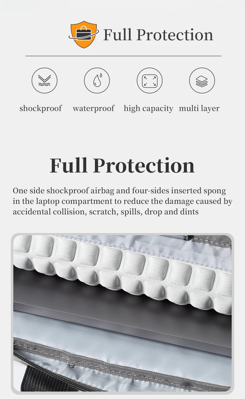 14 15.6 inch Laptop Shoulder Bag for MacBook Pro 14.2 M4 A3112 A3401 A3185 HP Stream Pavilion Lenovo ThinkPad Yoga HP EliteBook