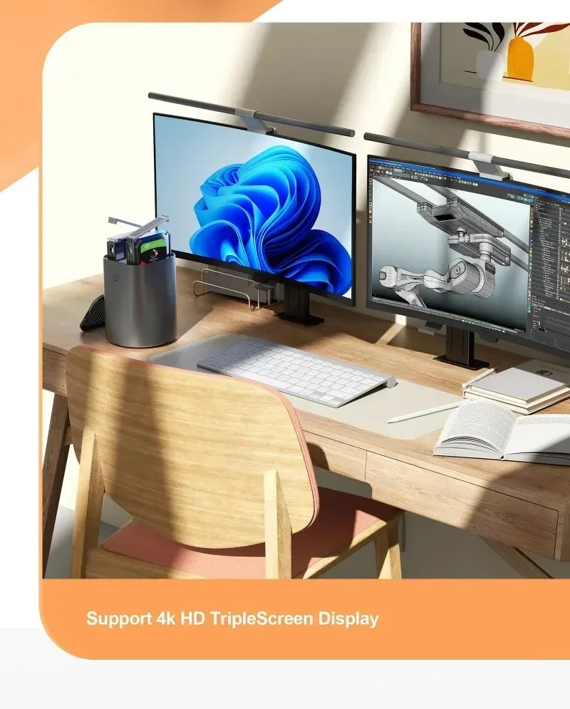 2-Bay NAS AMD Ryzen 7 5825U Mini PC Intel N150 2x i226-V 2x2.5G RJ45 Firewall  Server Network Storage Private Cloud Windows 11