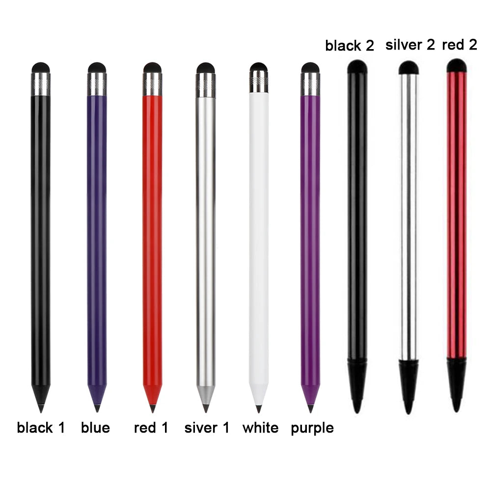 1PC High Precision Universal 2 in 1 Stylus Pen Drawing Tablet Capacitive Screen Caneta Touch Pen Smart Pencil Accessories