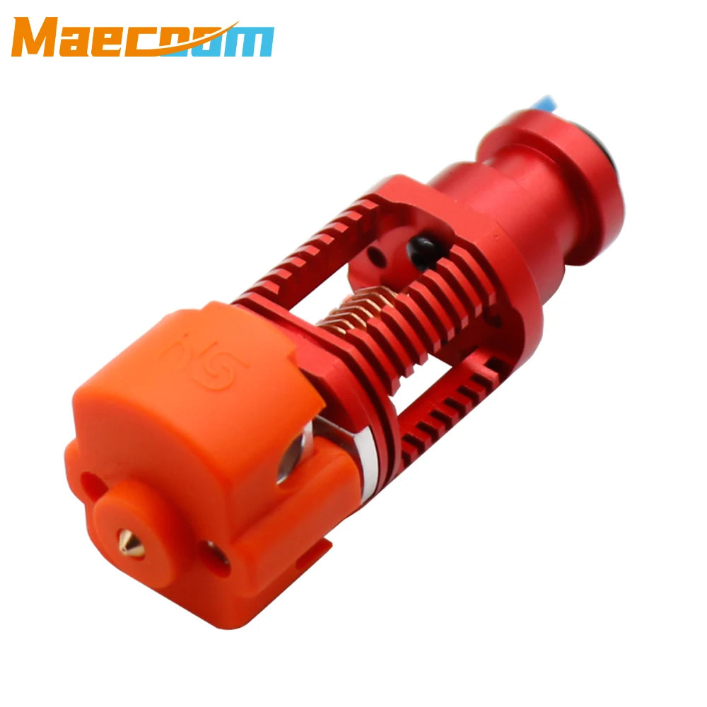 3D Printer Parts Red Lizard K1 V6 Hotend Assembled Plated Copper Hotend for Titan Voron Prusa I3 MK3 Extruder