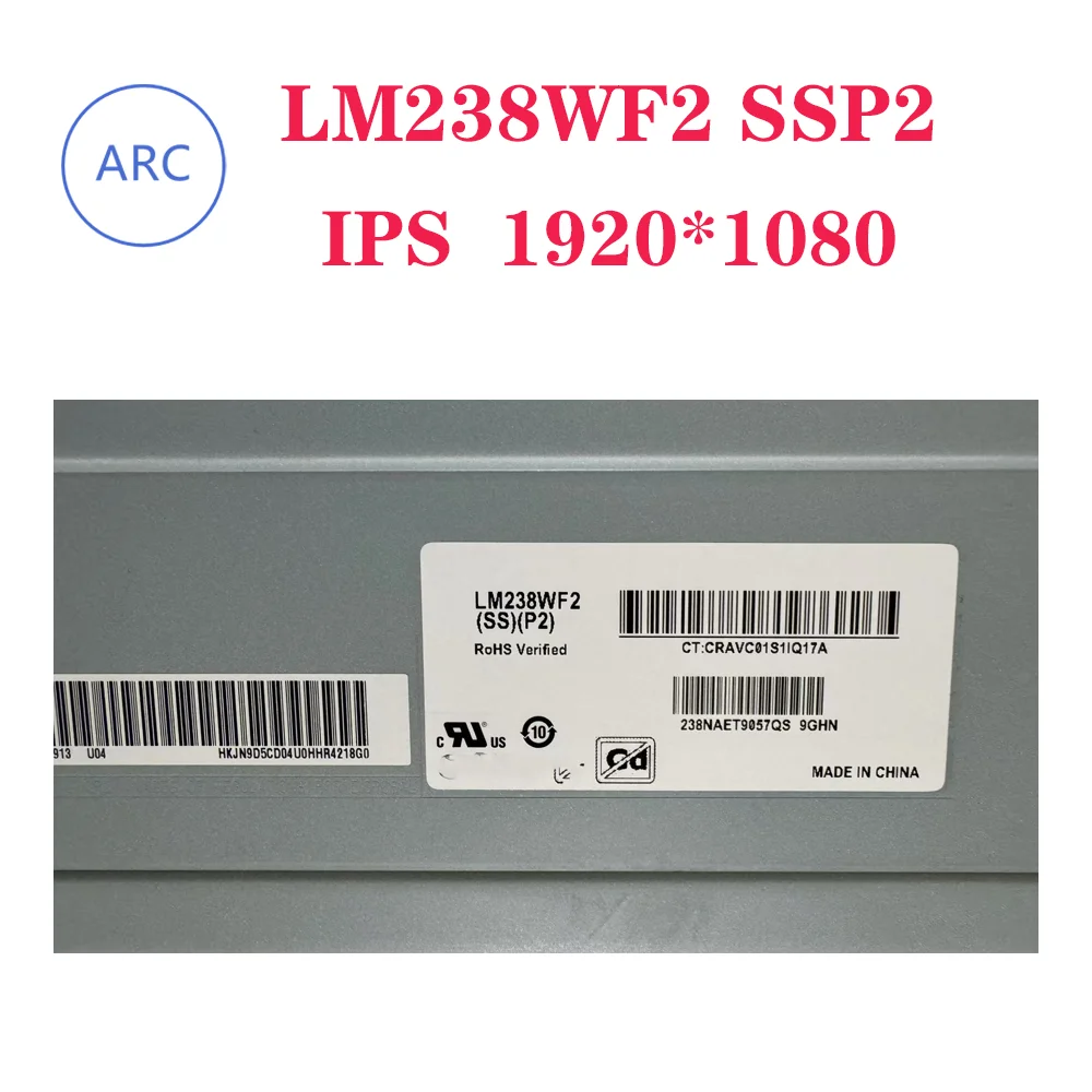23.8" New LCD Screen Display LM238WF2 SSP2 Non-Touch FHD IPS 1920*1080 60HZ LM238WF2(SS)(P2) LM238WF2-SSP2