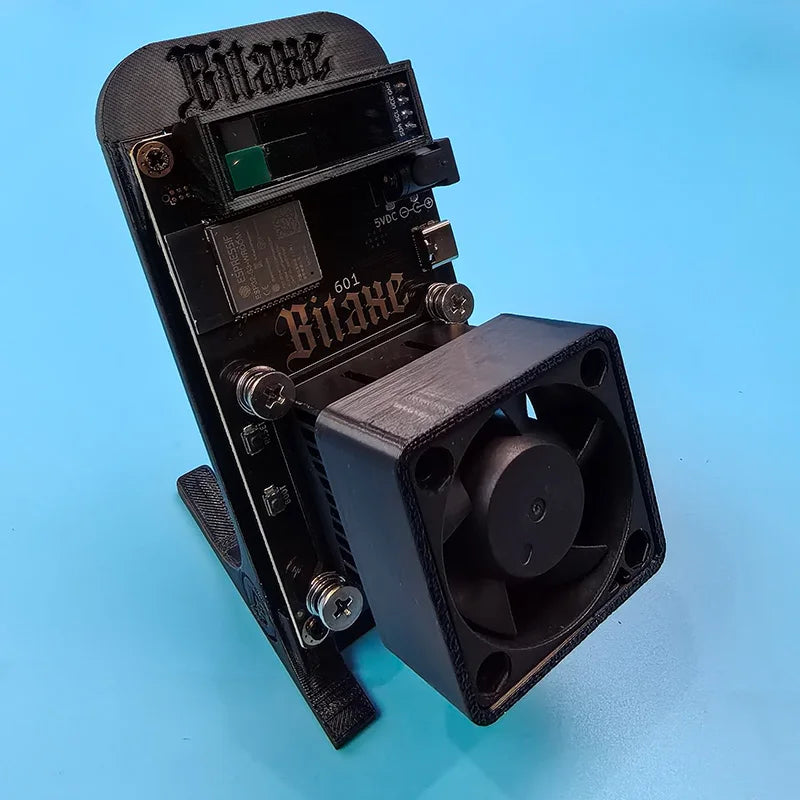 2025 Latest Bitaxe Gamma 601 open-source Bitcoin miner 1.2TH/s silent and noise free with power supply