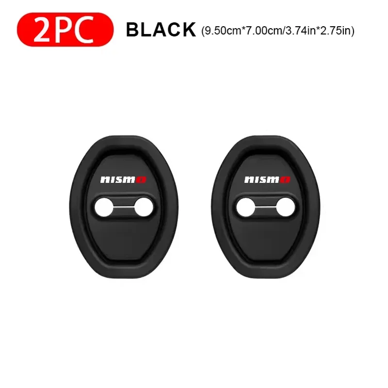 2/4Pcs Car Silicone Door Lock Cover Auto Emblem Accessories For Nissan Qashqai Nismo X-Trail T32 T31 J10 J11 Juke Altima Note