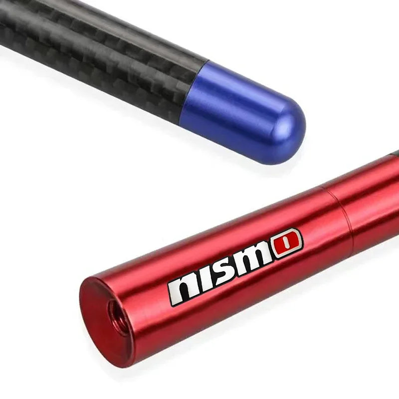 12cm Carbon Fiber Auto Roof Short Antenna Car FM Radio Antenna Aerial Radio For Nismo Nissan Qashqai Juke X-trail Tiida Teana