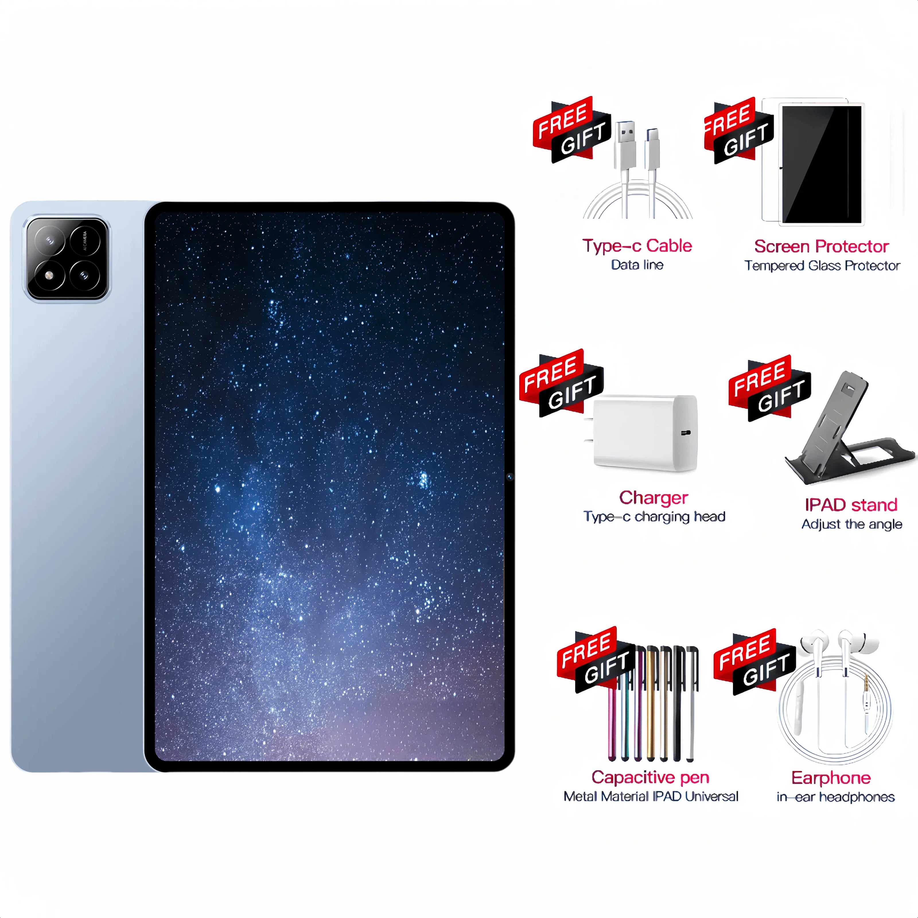 2025 Original Global version PAD 7S Ultra Snapdragon 8GEN3 Android 15 Tablet 11 Inch HD 2 GB+2 TB 20000 mAh 5G Dual SIM Wifi Tables PC