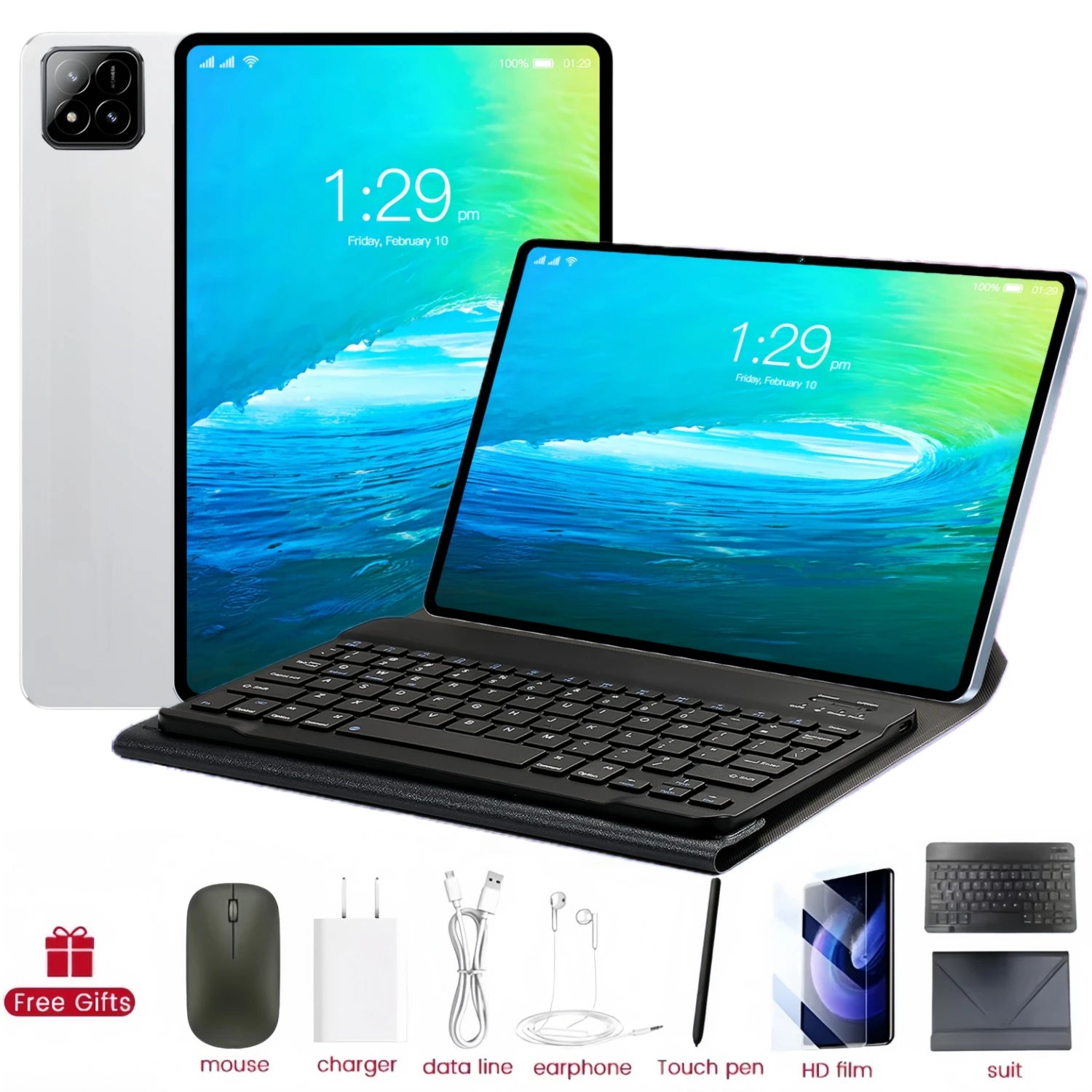 2025 Original Global version PAD 7S Ultra Snapdragon 8GEN3 Android 15 Tablet 11 Inch HD 2 GB+2 TB 20000 mAh 5G Dual SIM Wifi Tables PC