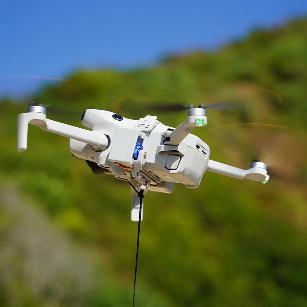 BRDRC Airdrop System for DJI Mini 4 Pro Drone Remote Thrower Casting Fish Bait/Giving Gifts/Emergency Rescue Drone Accessories
