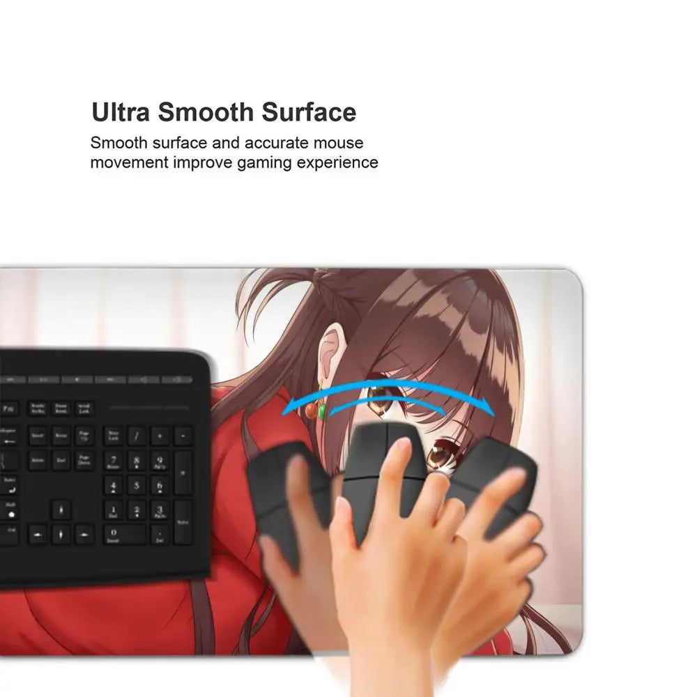 Anime Rent A Girlfriend Kanojo Okarishimasu Mizuhara Chizuru Mouse Pad Laptop PC Mice Mat Desk Keyboard Mat Anti-Slip Playmat