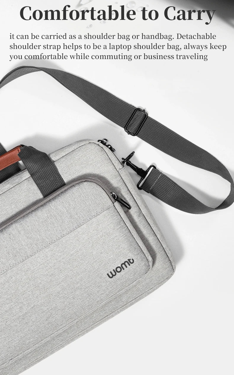 14 15.6 inch Laptop Shoulder Bag for MacBook Pro 14.2 M4 A3112 A3401 A3185 HP Stream Pavilion Lenovo ThinkPad Yoga HP EliteBook