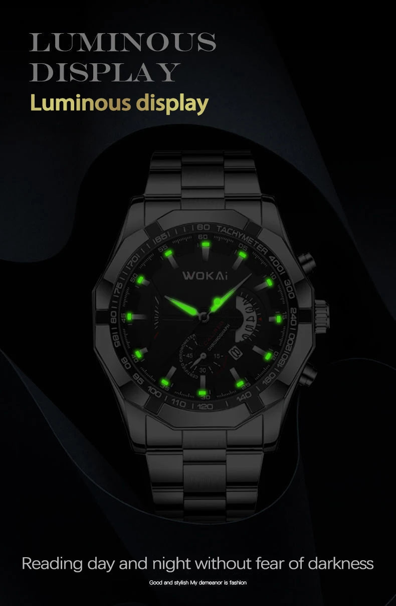 UTHAI CQ277 Business Man watch , calendars, quartz watches, and are the best choice for gift giving watches for man