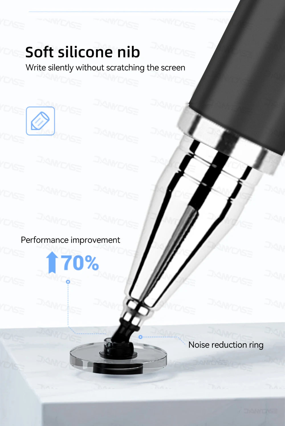 2 in 1 Universal Stylus Pen For Tablet Mobile Android ios Phone iPad Accessories Drawing Tablet Capacitive Screen Touch Pen