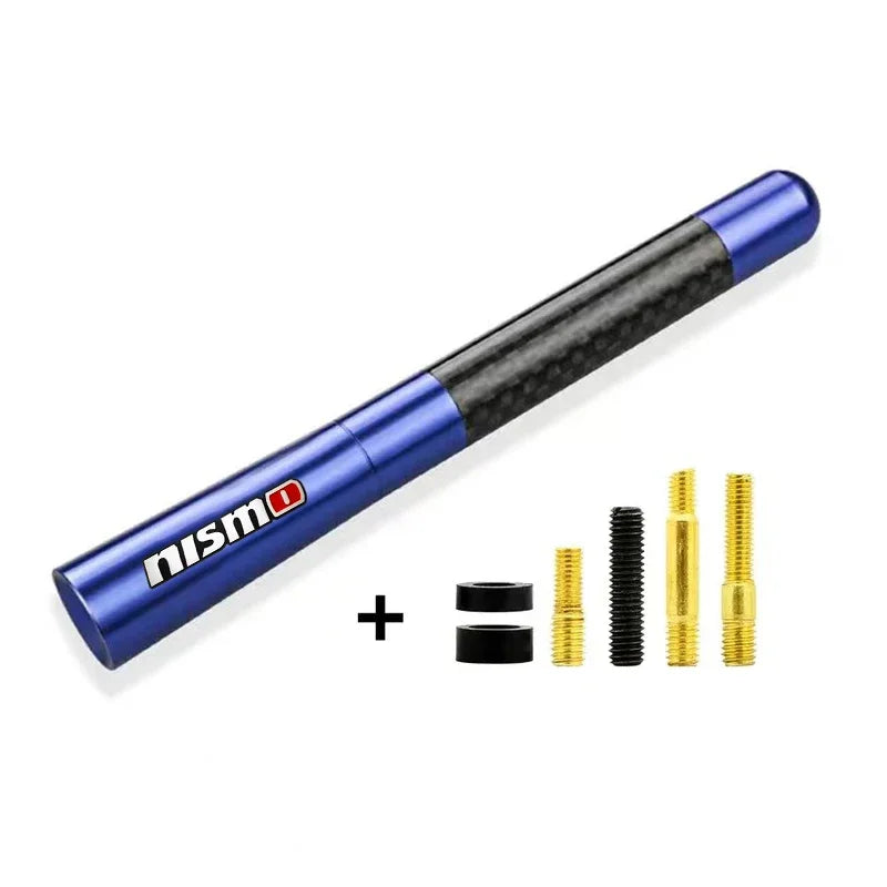 12cm Carbon Fiber Auto Roof Short Antenna Car FM Radio Antenna Aerial Radio For Nismo Nissan Qashqai Juke X-trail Tiida Teana