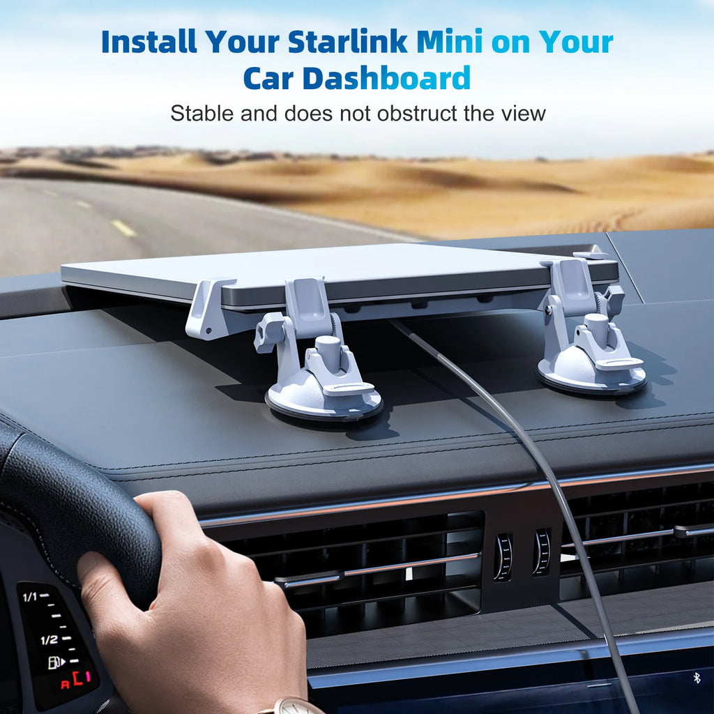 1PC Bracket For Starlink Mini Sunroof Suction Cup Car Mount Bracket Navigation for Starlink Mini Dish Moonroof Mounting Bracket