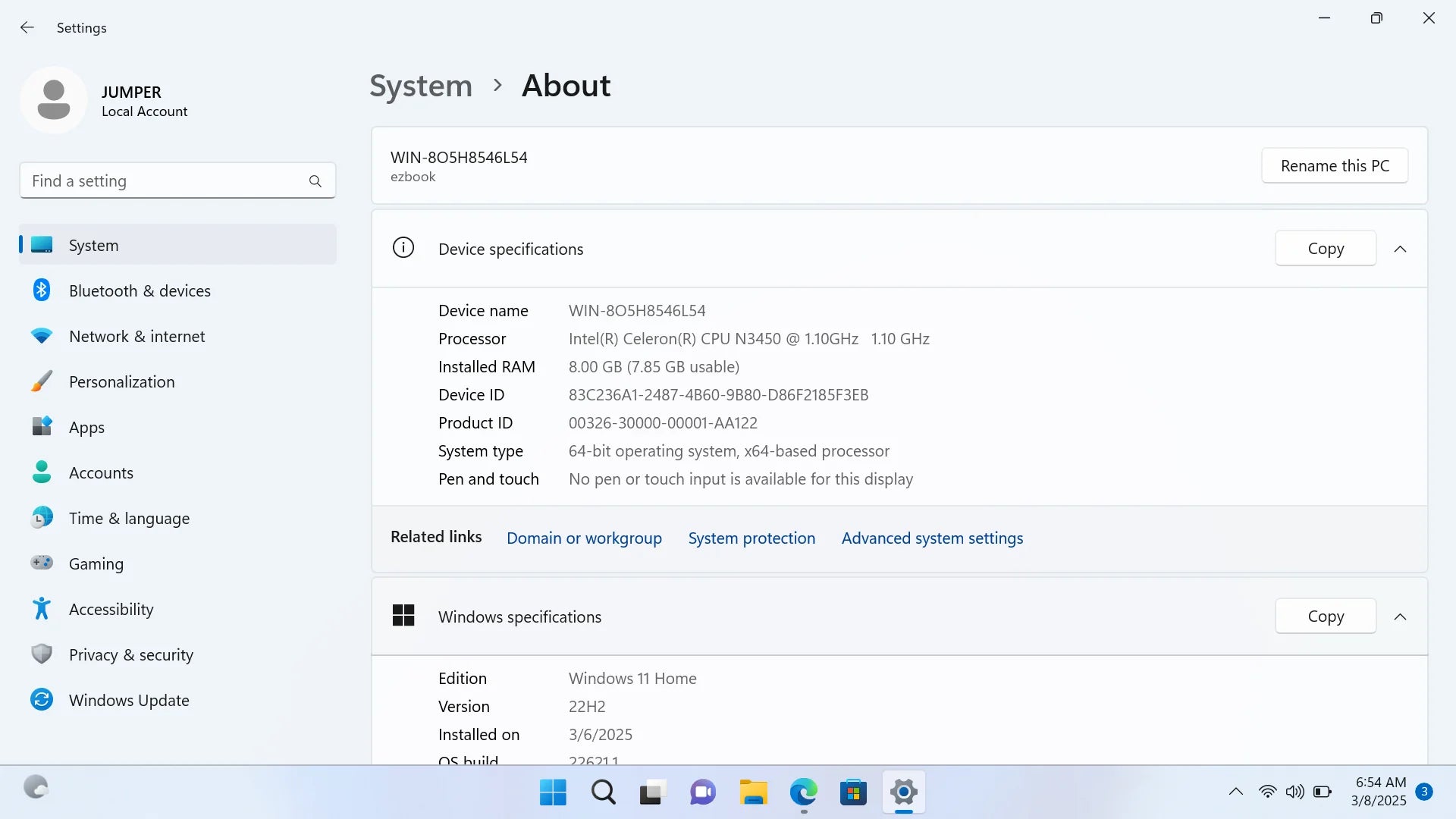 12GB RAM 256GB ROM Laptop PC 14.1 NCH Notebook Ultrabook Windows 10  Intel Celeron Quad Core N3450  CPU 64 Bit WIFI