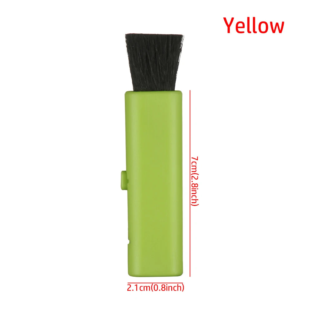 1PC Retractable Computer Cleaning Brush Car Cleaning Brush Air Conditioner Telescopic Keyboard Plastic Handle Wool Small Brush