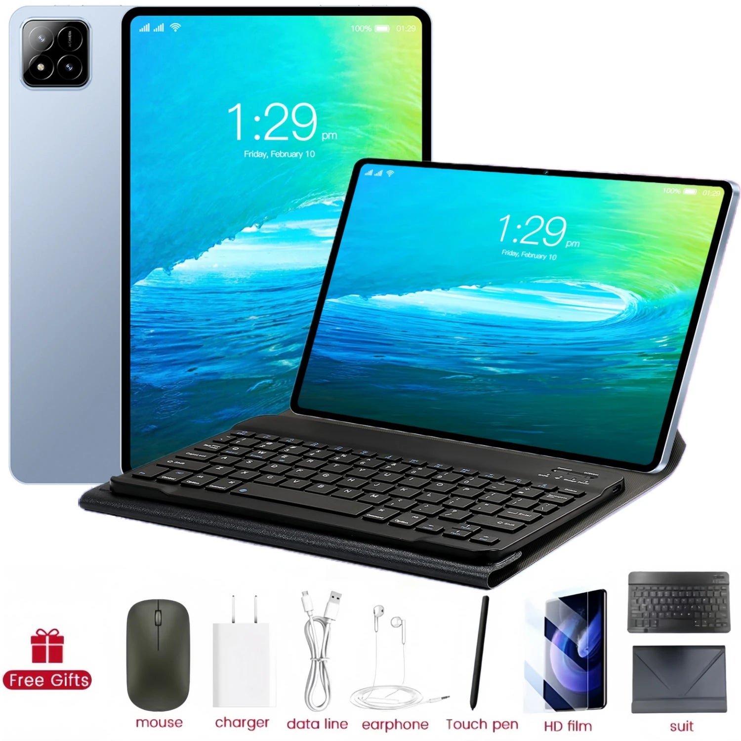 2025 Original Global version PAD 7S Ultra Snapdragon 8GEN3 Android 15 Tablet 11 Inch HD 2 GB+2 TB 20000 mAh 5G Dual SIM Wifi Tables PC