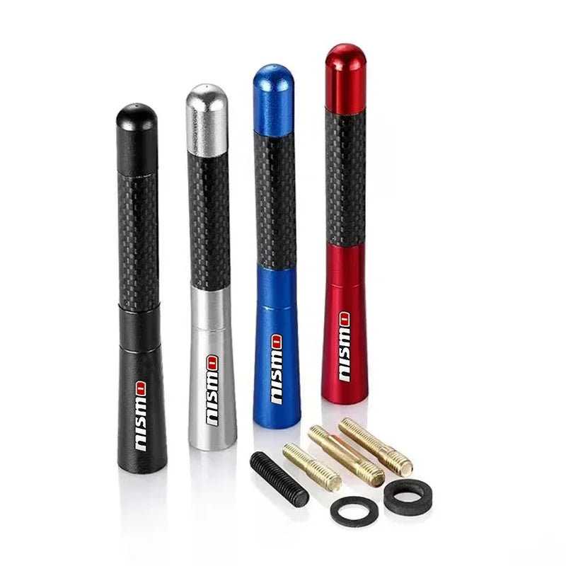 12cm Carbon Fiber Auto Roof Short Antenna Car FM Radio Antenna Aerial Radio For Nismo Nissan Qashqai Juke X-trail Tiida Teana