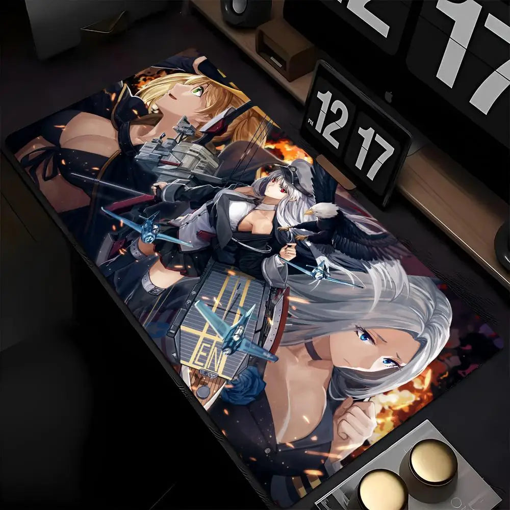 Game Azur Lane Mouse Pad game mause pads cs lol XXL Home HD Computer Desk Mats Carpet Gamer Office Laptop Boys Girls Friends Hol