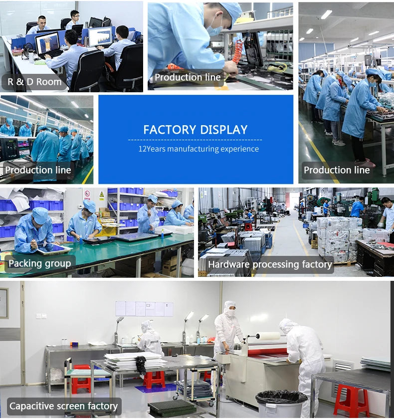 15.6/17.3/18.5 Inch All In One Touch Panel Industrial Pc Android 11 Window 10 Hdmi Wall Mount Touchscreen Waterproof Monitor