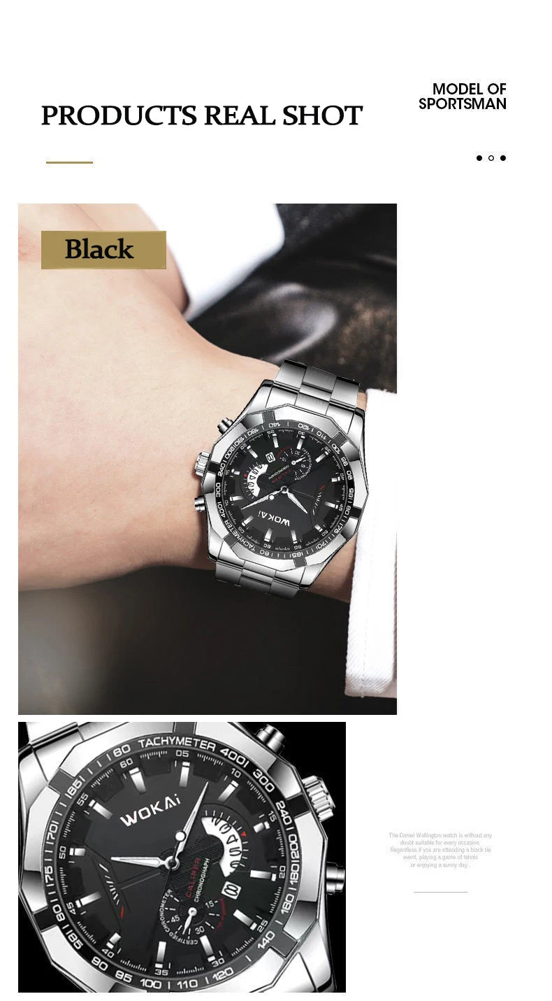 UTHAI CQ277 Business Man watch , calendars, quartz watches, and are the best choice for gift giving watches for man