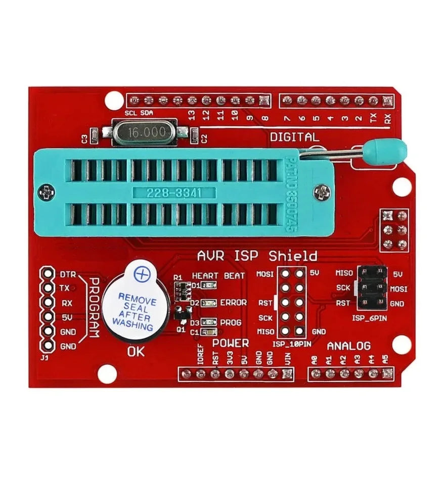 1PCS AVR ISP Shield Burning Burn Bootloader Programmer for Arduino UNO R3