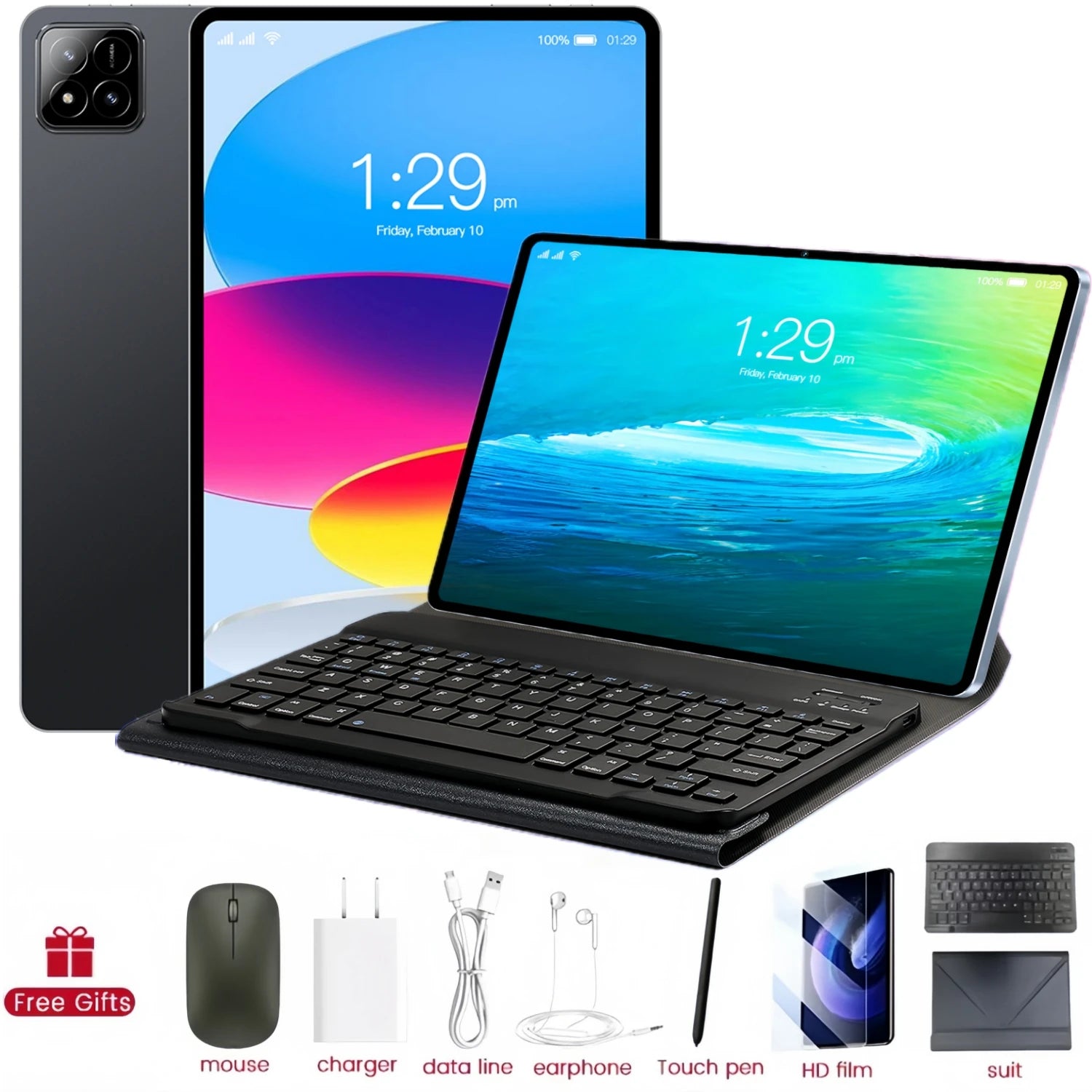 2025 Original Global version PAD 7S Ultra Snapdragon 8GEN3 Android 15 Tablet 11 Inch HD 2 GB+2 TB 20000 mAh 5G Dual SIM Wifi Tables PC