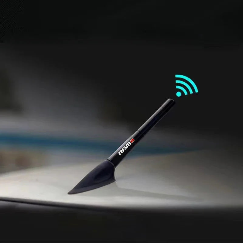 12cm Carbon Fiber Auto Roof Short Antenna Car FM Radio Antenna Aerial Radio For Nismo Nissan Qashqai Juke X-trail Tiida Teana