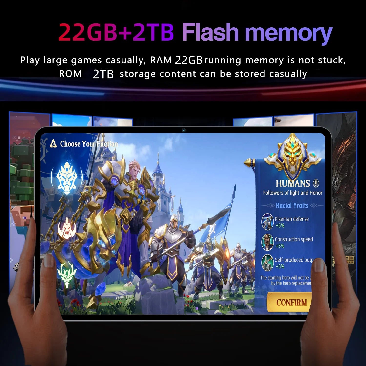 2025Global Version New Original PAD S7 PRO Tablet 11inch HD 4K Android 14 22GB+2T 20000mAh 5G Dual SIM GPS Bluetooth WiFi Tablet