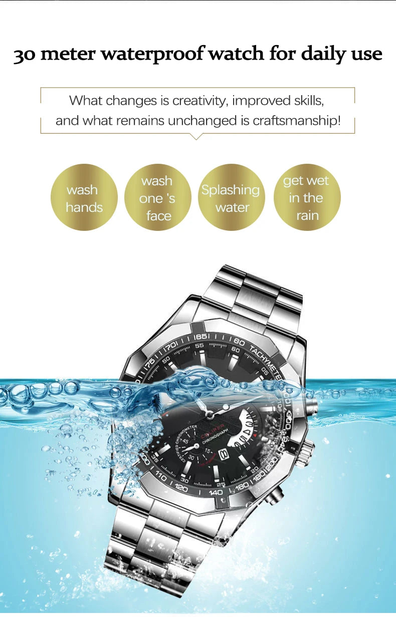 UTHAI CQ277 Business Man watch , calendars, quartz watches, and are the best choice for gift giving watches for man
