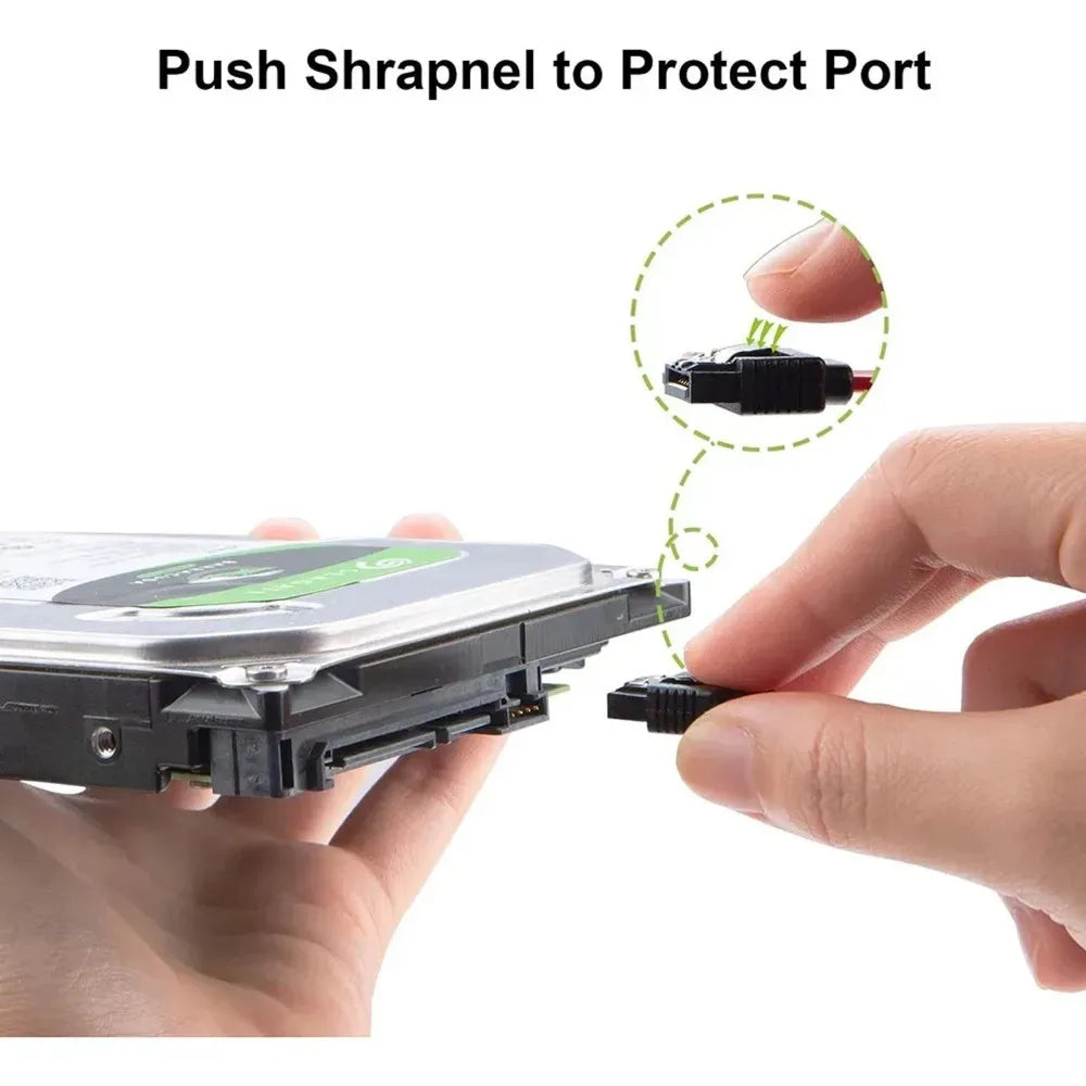 1/2PCS SATA 3.0 SATA III Data Transmission Cable for PC Laptop SATA HDD SSD Drive Writer Straight Bent 6Gbps Quick Data Cord