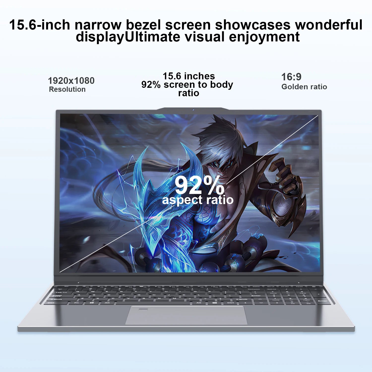 15.6 inch Windows 11 Pro Intel Core I7 6500U Laptop Computer 16GB DDR4 512GB 1TB SSD Portable Notebook PC Gamer Gaming Laptops