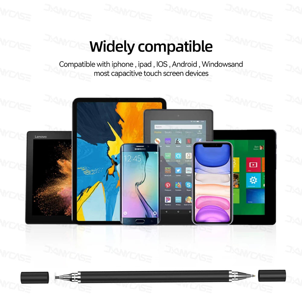 2 in 1 Universal Stylus Pen For Tablet Mobile Android ios Phone iPad Accessories Drawing Tablet Capacitive Screen Touch Pen