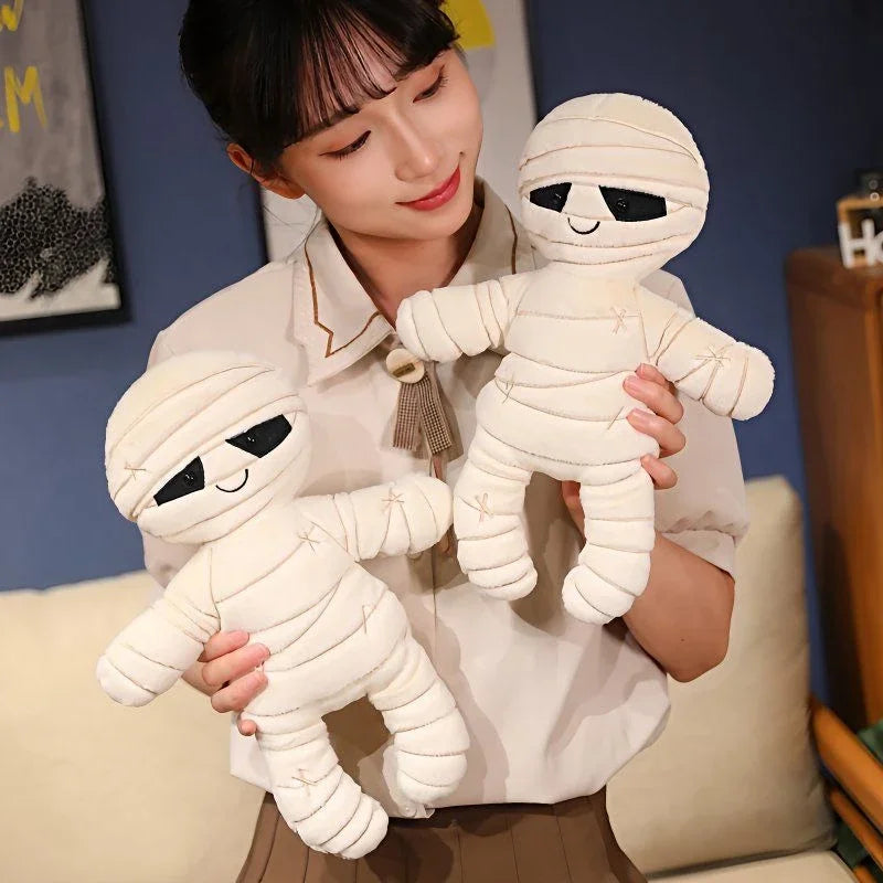 Cartoon Mummy Halloween Gift Plush Toy Kawaii Creative Devil Doll Giving Kids Birthday Holiday Gift