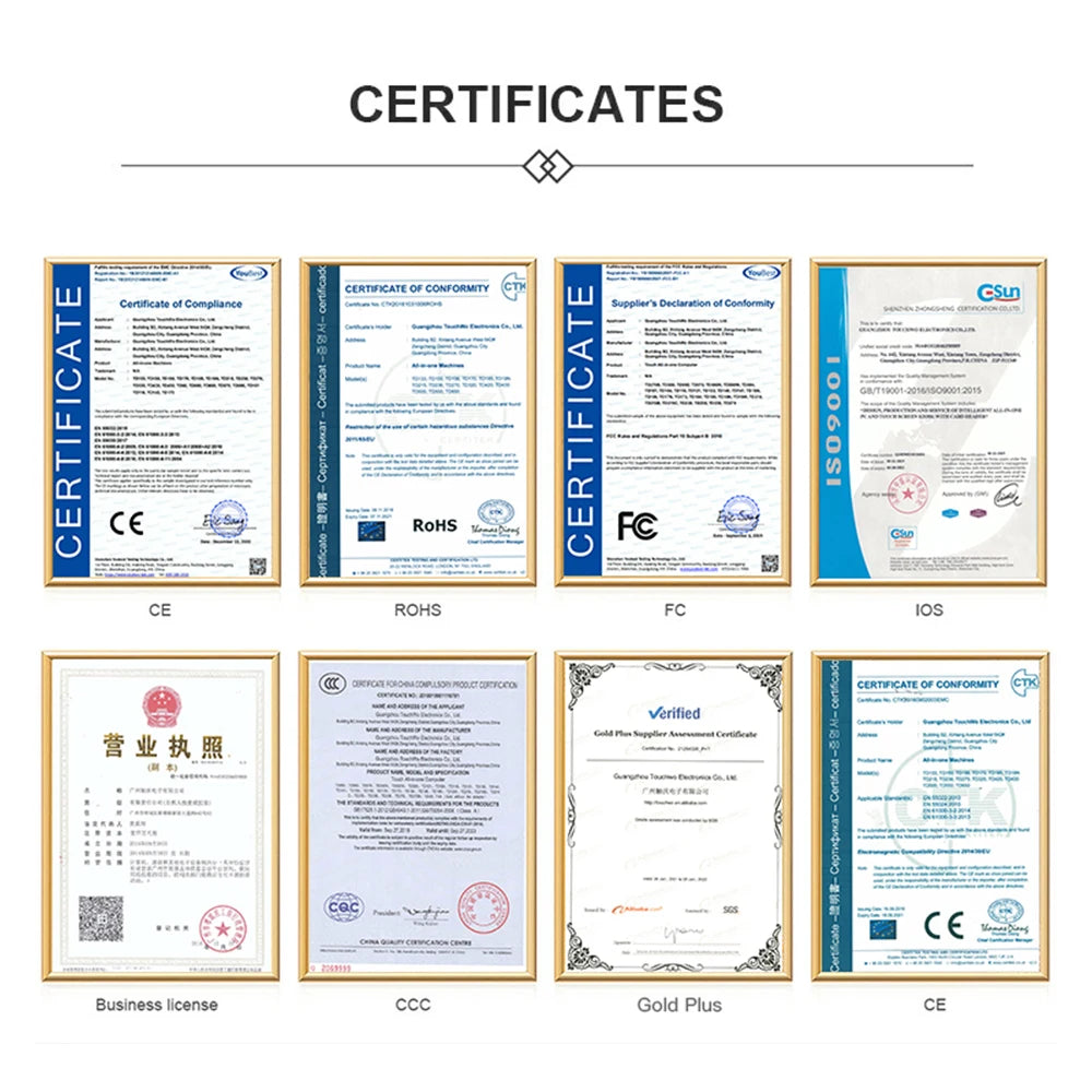 15.6/17.3/18.5 Inch All In One Touch Panel Industrial Pc Android 11 Window 10 Hdmi Wall Mount Touchscreen Waterproof Monitor